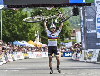 Albstadt World Cup: Schurter holds off van der Poel for the win