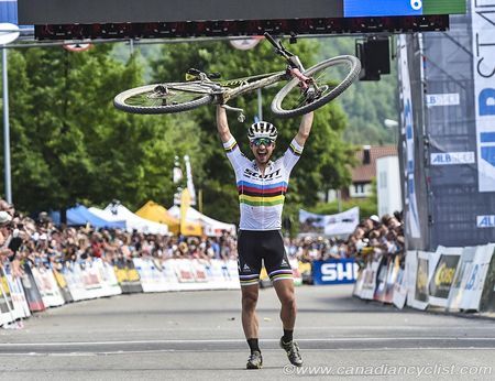 Nino Schurter (Scott-SRAM MTB Racing Team) wins
