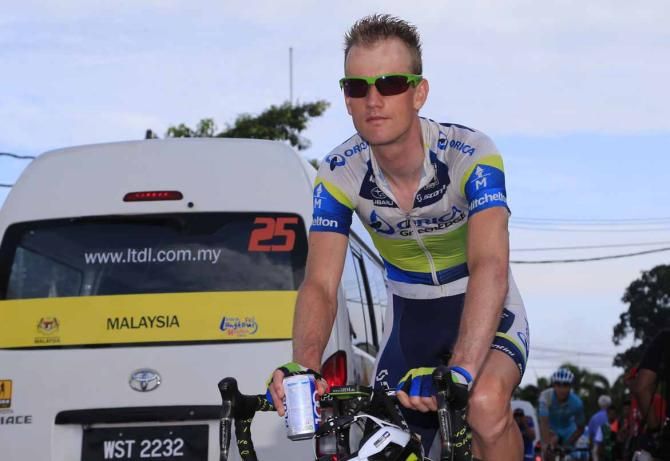 Pieter Weening (Orica-GreenEdge) at the Tour de Langkawi.