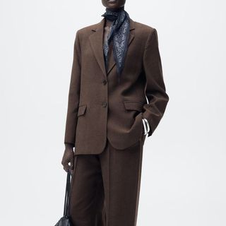 Image of brown blazer