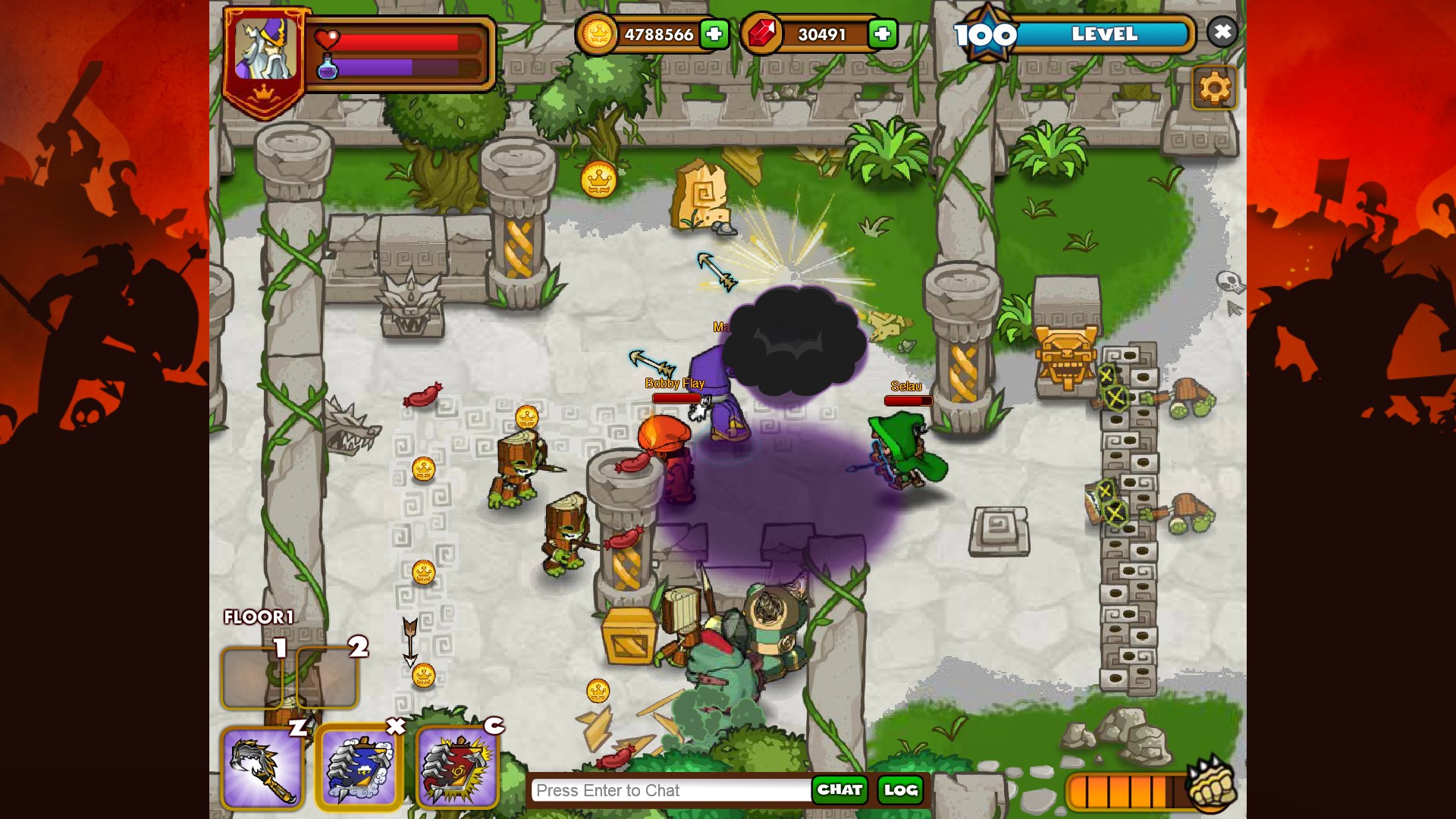 Dungeon Rampage re-release screenshot.