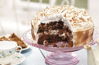 Stacie Stewart's skinny carrot meringue cake