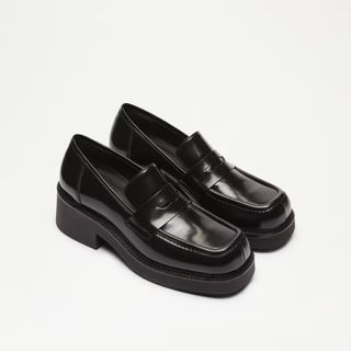 square toe loafers