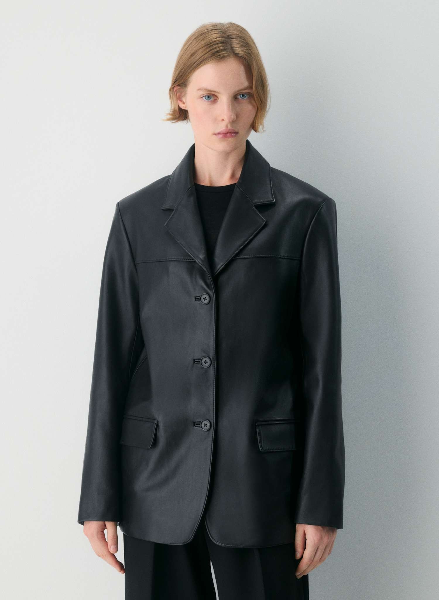 Prima Leather Blazer