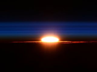 Sunrise on the ISS by Kopra
