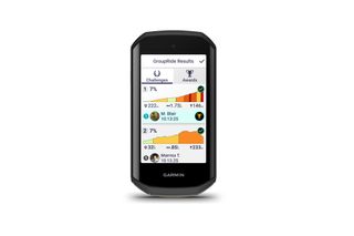 Garmin Edge 1050 group ride awards screen