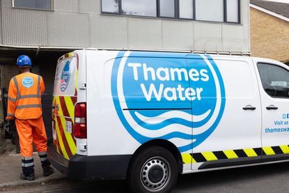 A Thames Water Van in South London