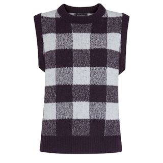 Whistles Multicolour Checked Tank Knit