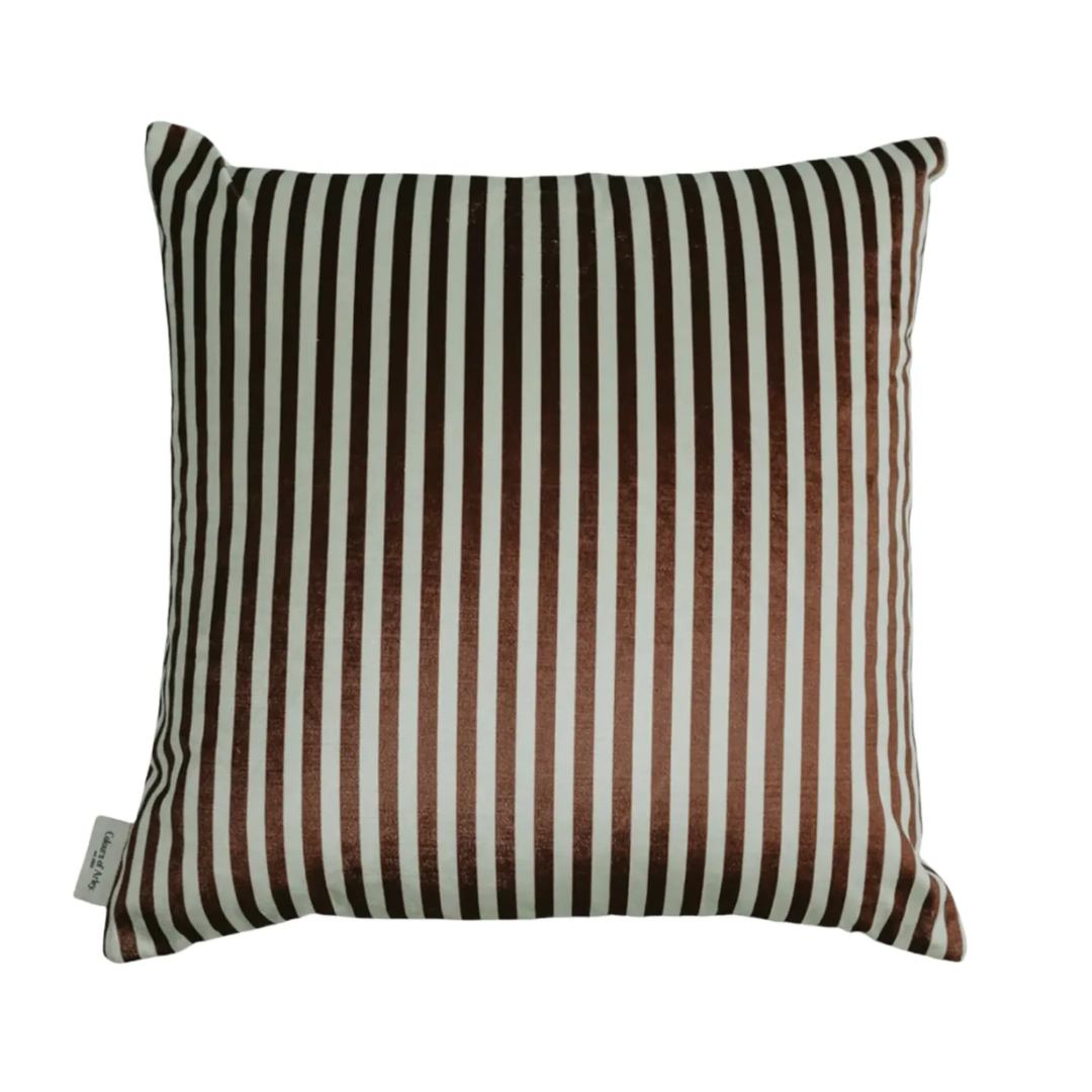 Colours of Arley , Classic Cushion - Mint Cream & Peat