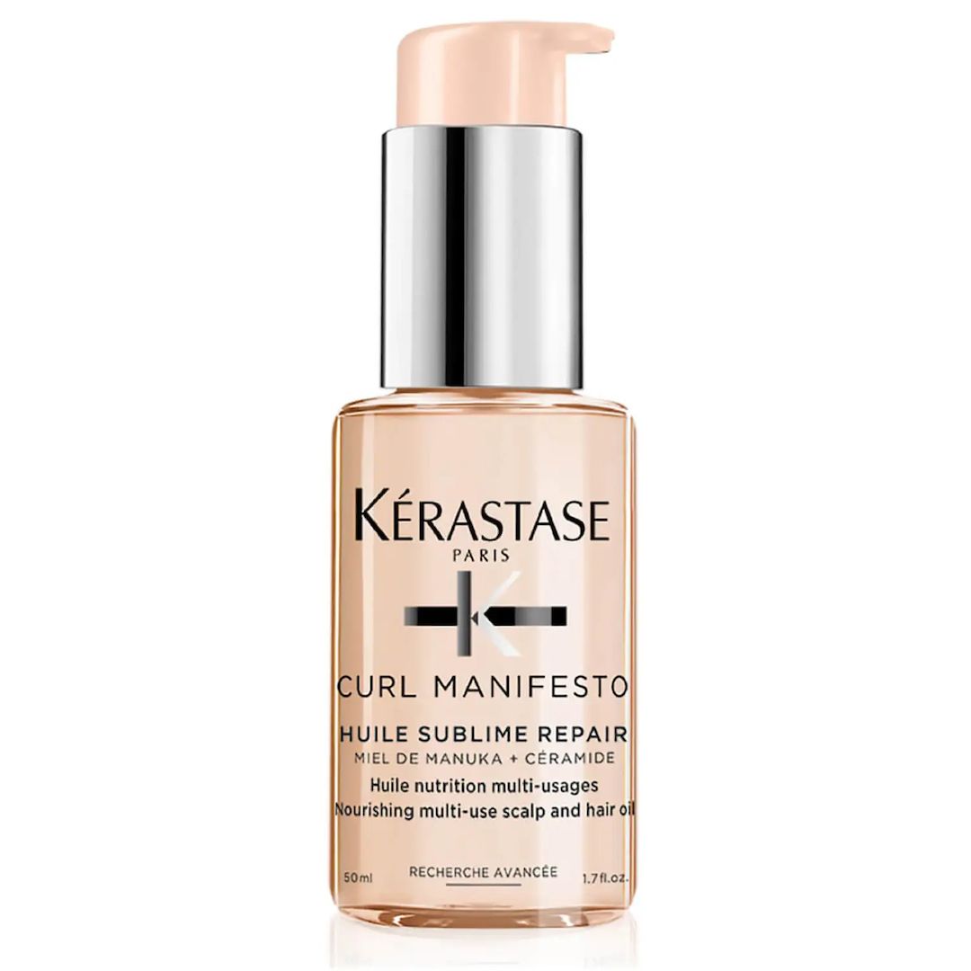 Curly Bob Kérastase Curl Manifesto Huile Sublime Repair Oil