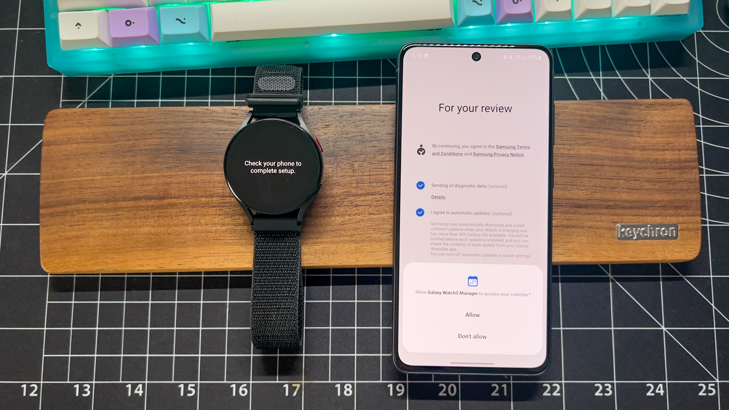 Galaxy Watch 5'e Galaxy S21 FE'de takvim erişimi sağlayın