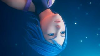 Aqua in Kingdom Hearts 0.2 Birth By Sleep