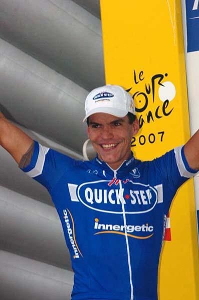 Gert Steegmans (Quickstep) on the podium.