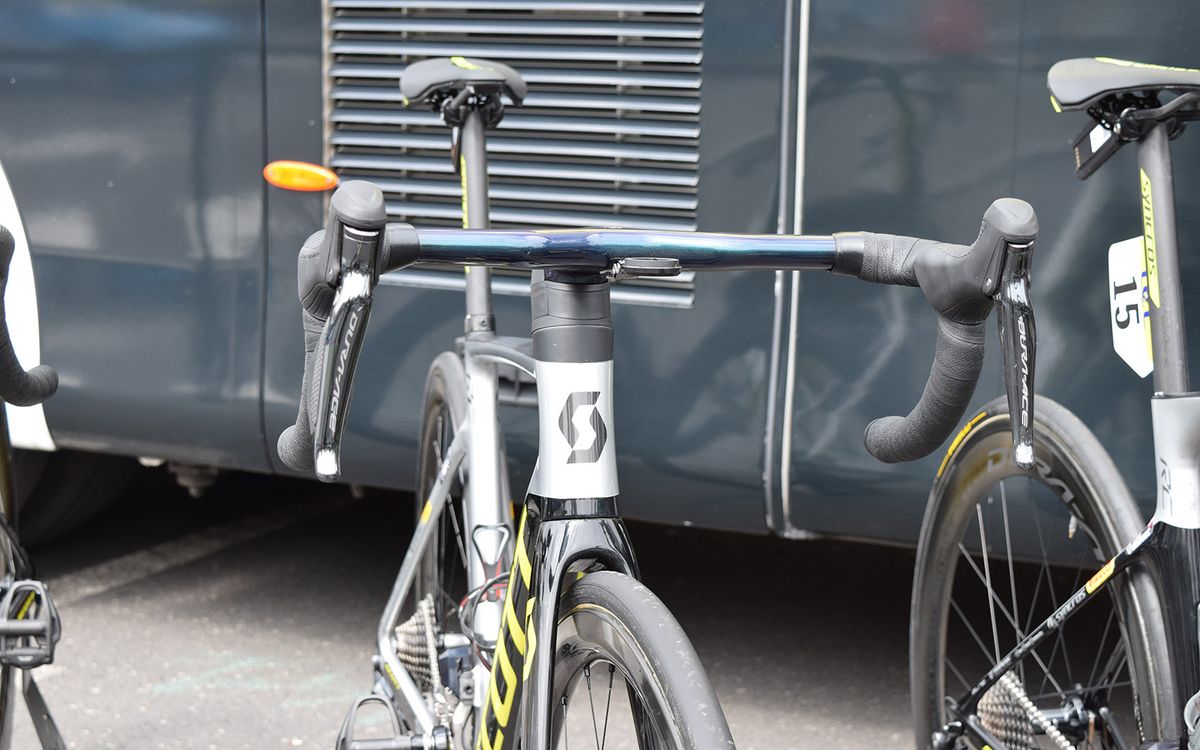 A look at the front end of the bike