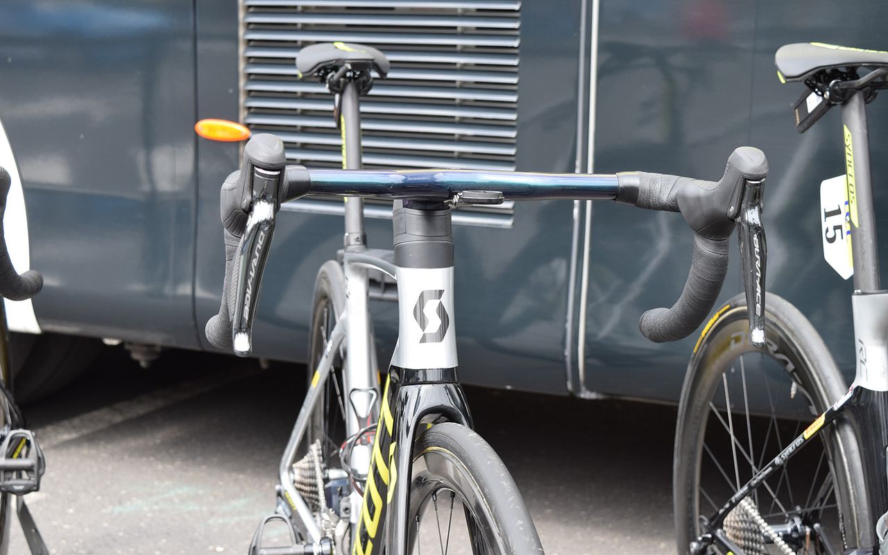 A look at the front end of the bike