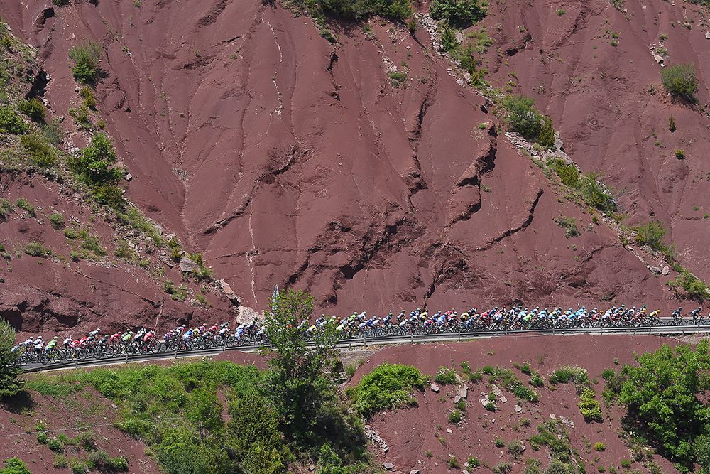 Another tough day in the Pyrenees for the 2016 peloton