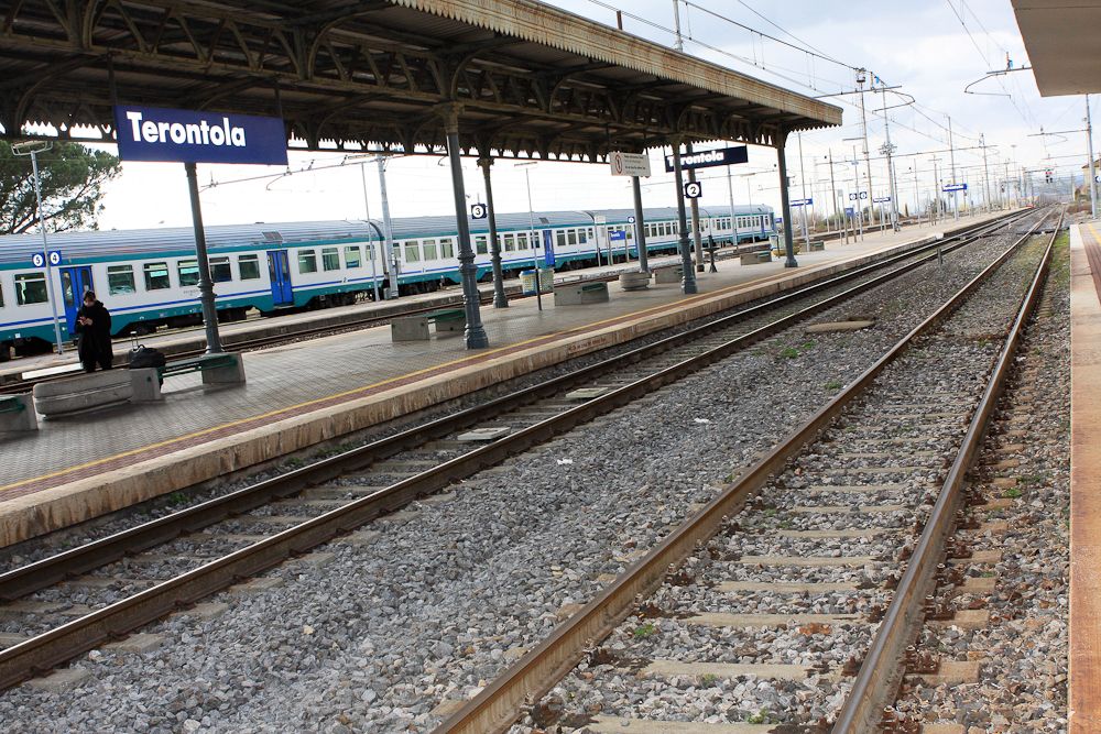 The Terontola train station where Bartali would stop to distract German guards