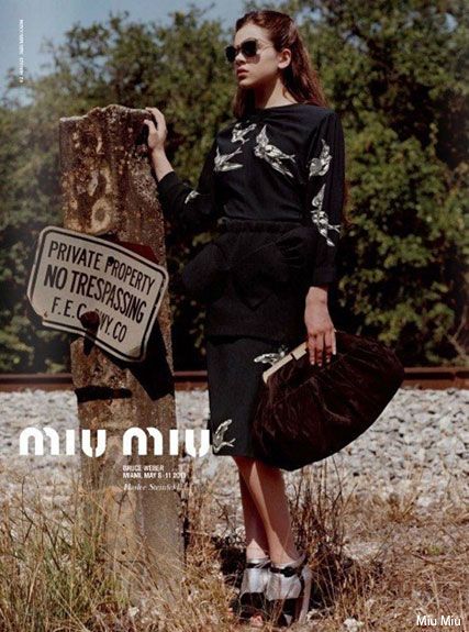 Hailee Steinfeld for Miu Miu autumn/winter 2011