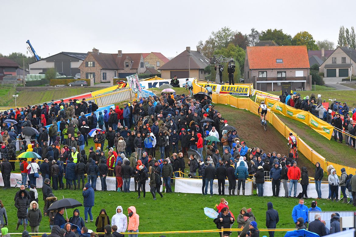 There were plenty of fans in Ruddervoorde