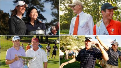 Images of various college golf coaches