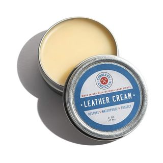 Leather cleaner balm in tin