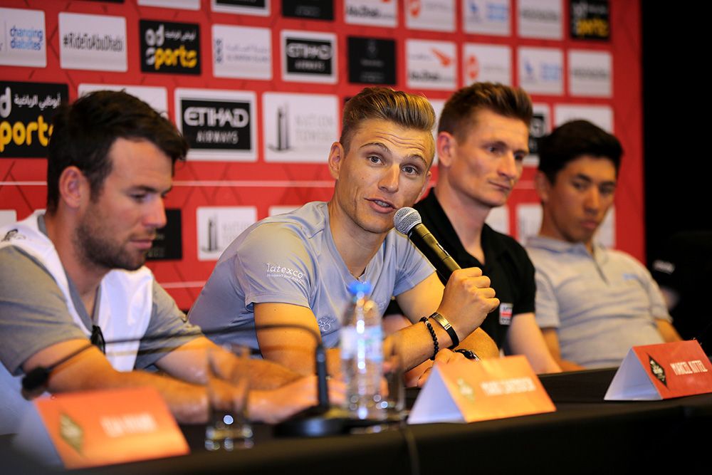Marcel Kittel (Quick-Step Floors) is back in the Middle East after winning the Dubai Tour