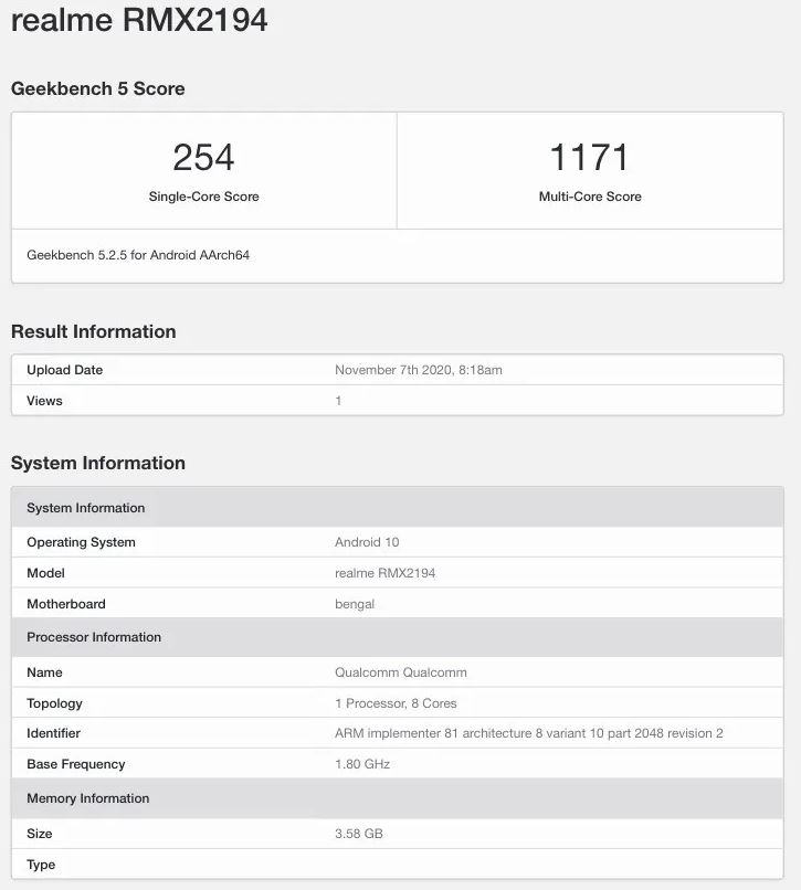Realme RMX2194