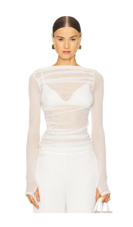 Draped Boatneck