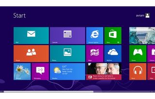 Microsoft Surface Homescreen