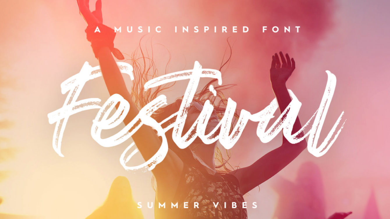 Festival free font