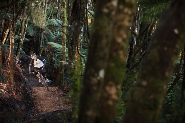 Purpose-built singletrack trails of varying grades are on offer at Rotorua's Rainbow Mountain Te Ranga trail