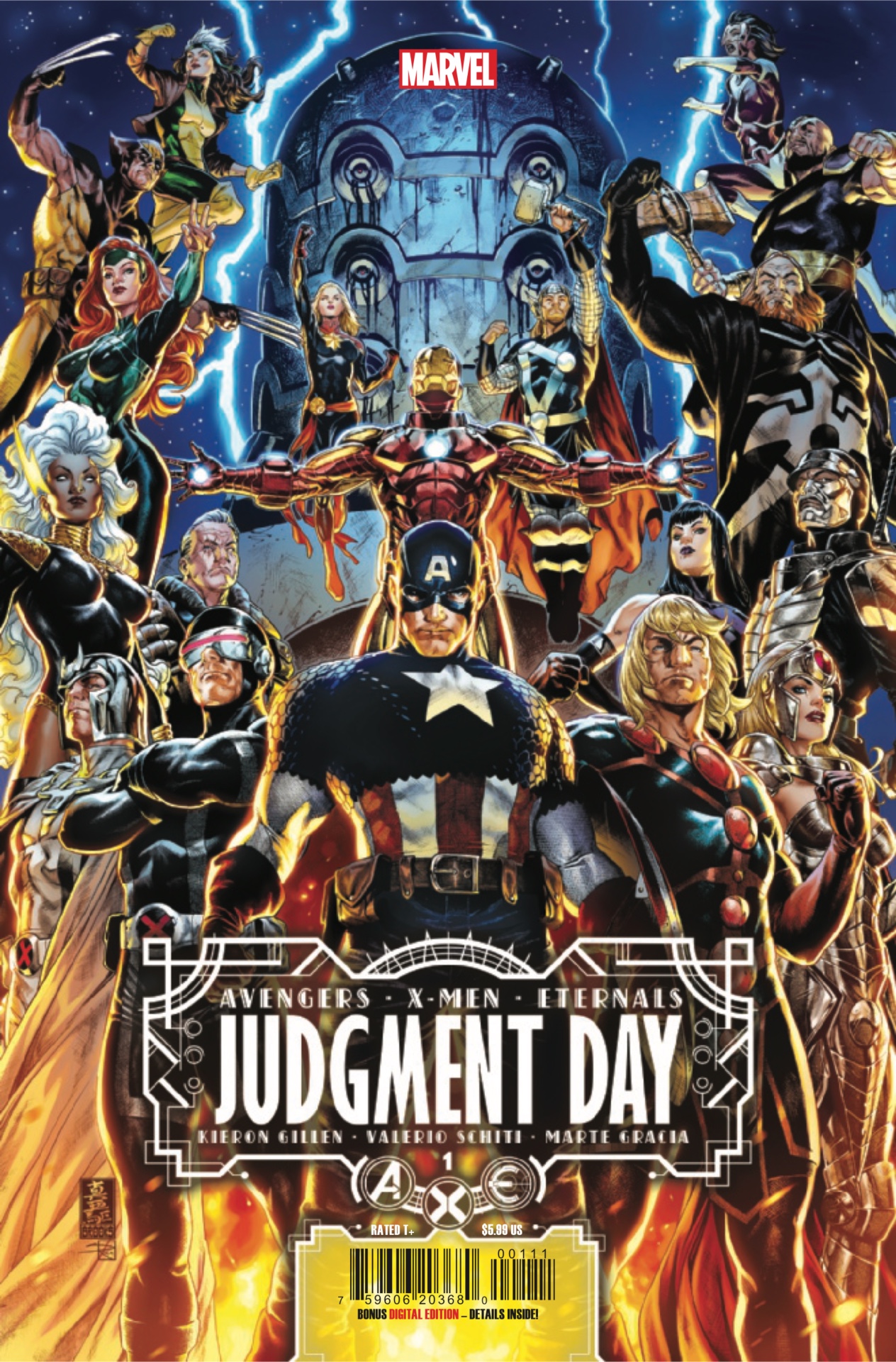 AXE: Judgement Day #1 page