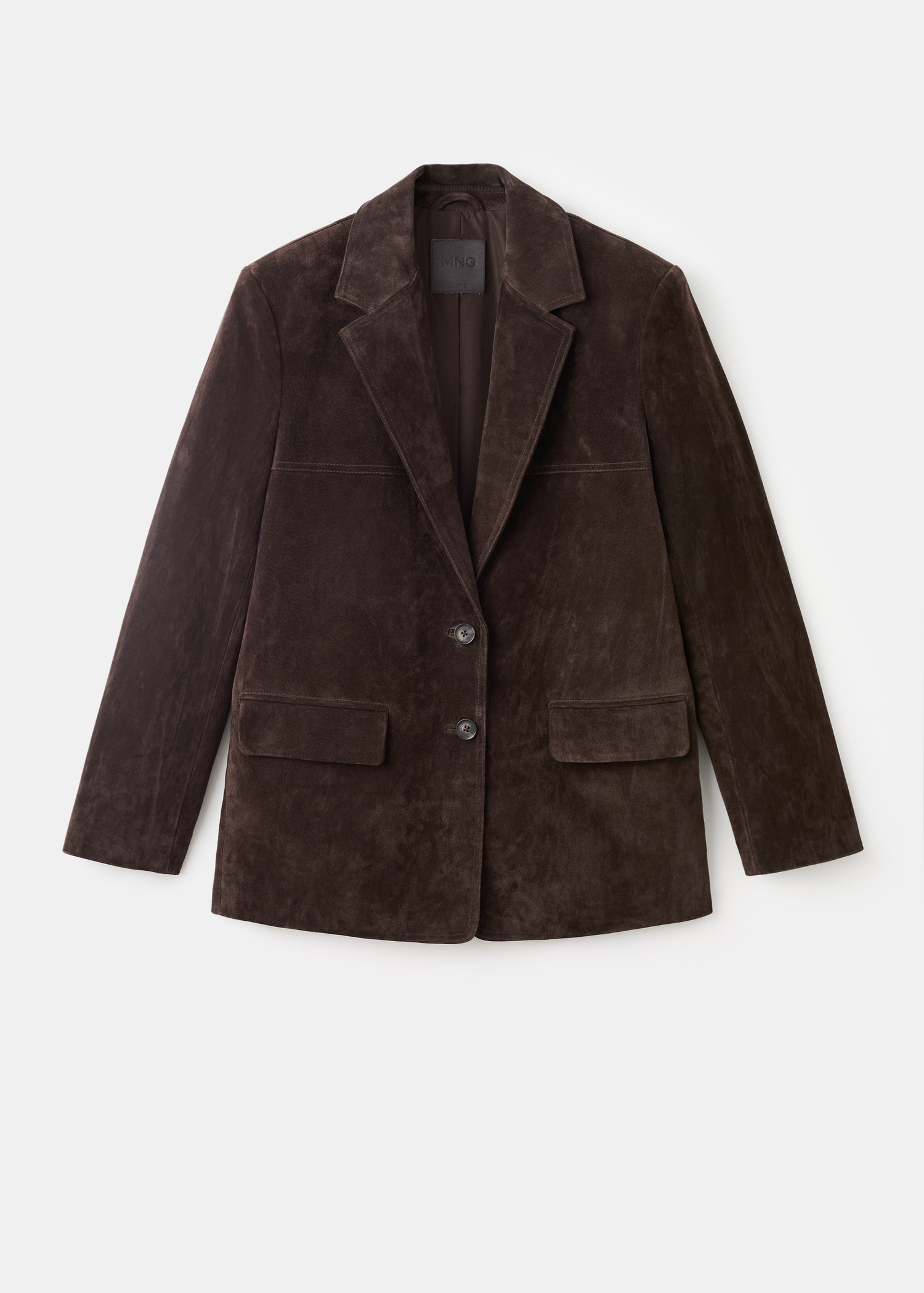 Straight Suede Jacket - Women | Mango United Kingdom