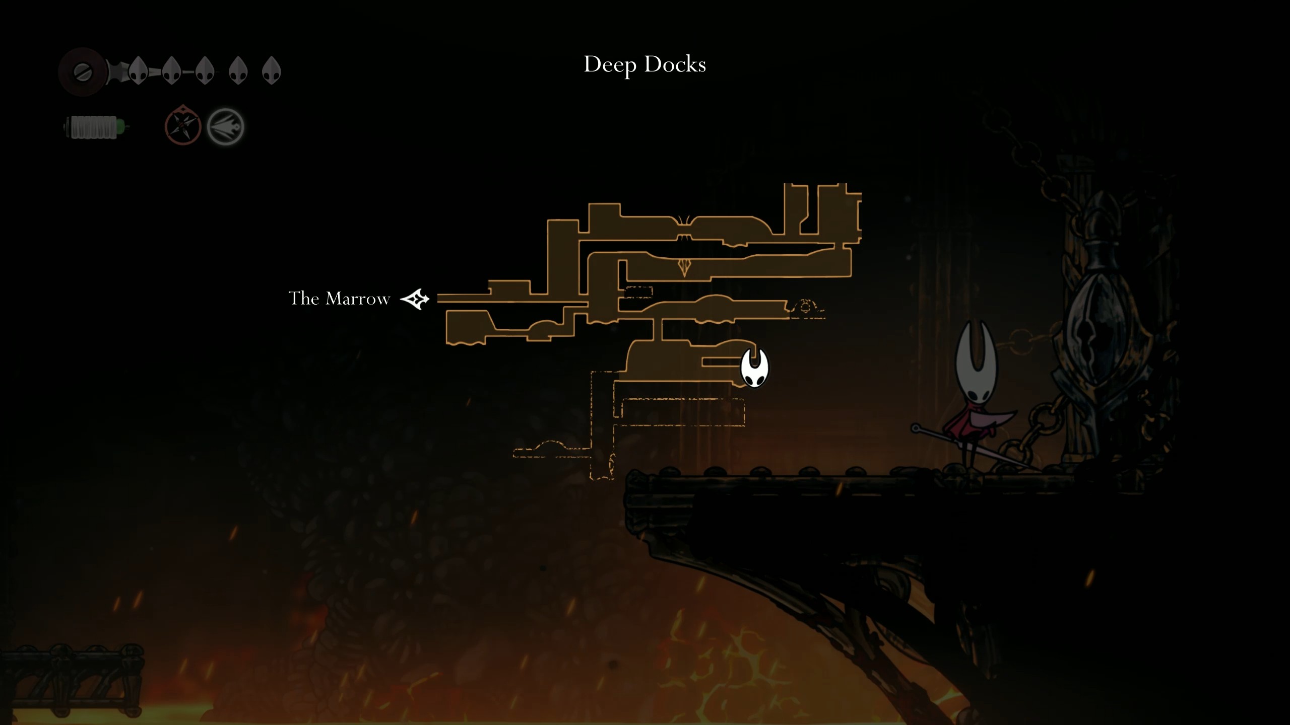 Hollow Knight: Silksong Simple Key - Deep Dock door