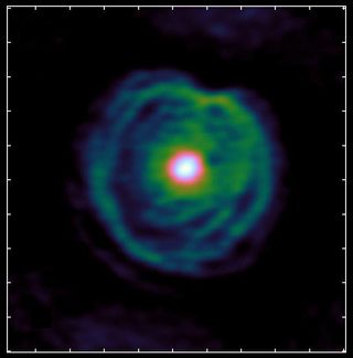 Data from the ALMA Observatory in Chile revealed a telltale spiral pattern in the stellar wind emanating from this dying red giant. That spiral structure was a clue that the star is being tugged on by the gravity of another star, and is part of a binary system.