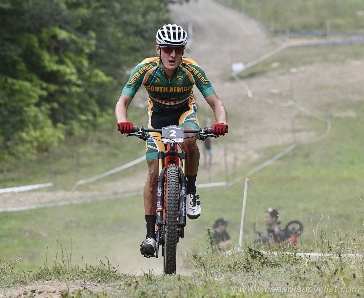 Alan Hatherly (South Africa) rode away from the field to take the title