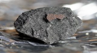 The meteorite landed in a driveway in the town of Winchcombe in February 2021