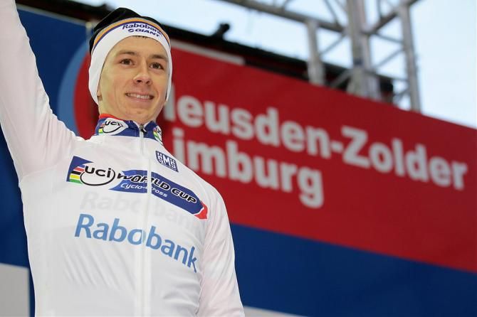 Lars van der Haar (Rabobank Development Team) remains in the World Cup leader's jersey after the fifth round