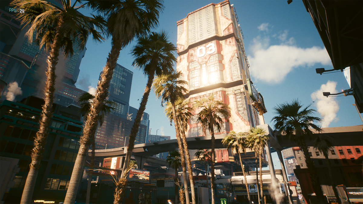 Night City's megatower #3 in Cyberpunk 2077'