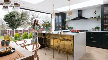 Shazia and Scott Hemmens took drastic action to turn their their outdated 1930s house into a stylish family home 