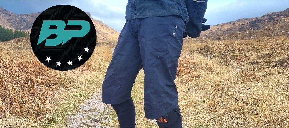 7mesh Revo shorts being worn in a mountainous setting