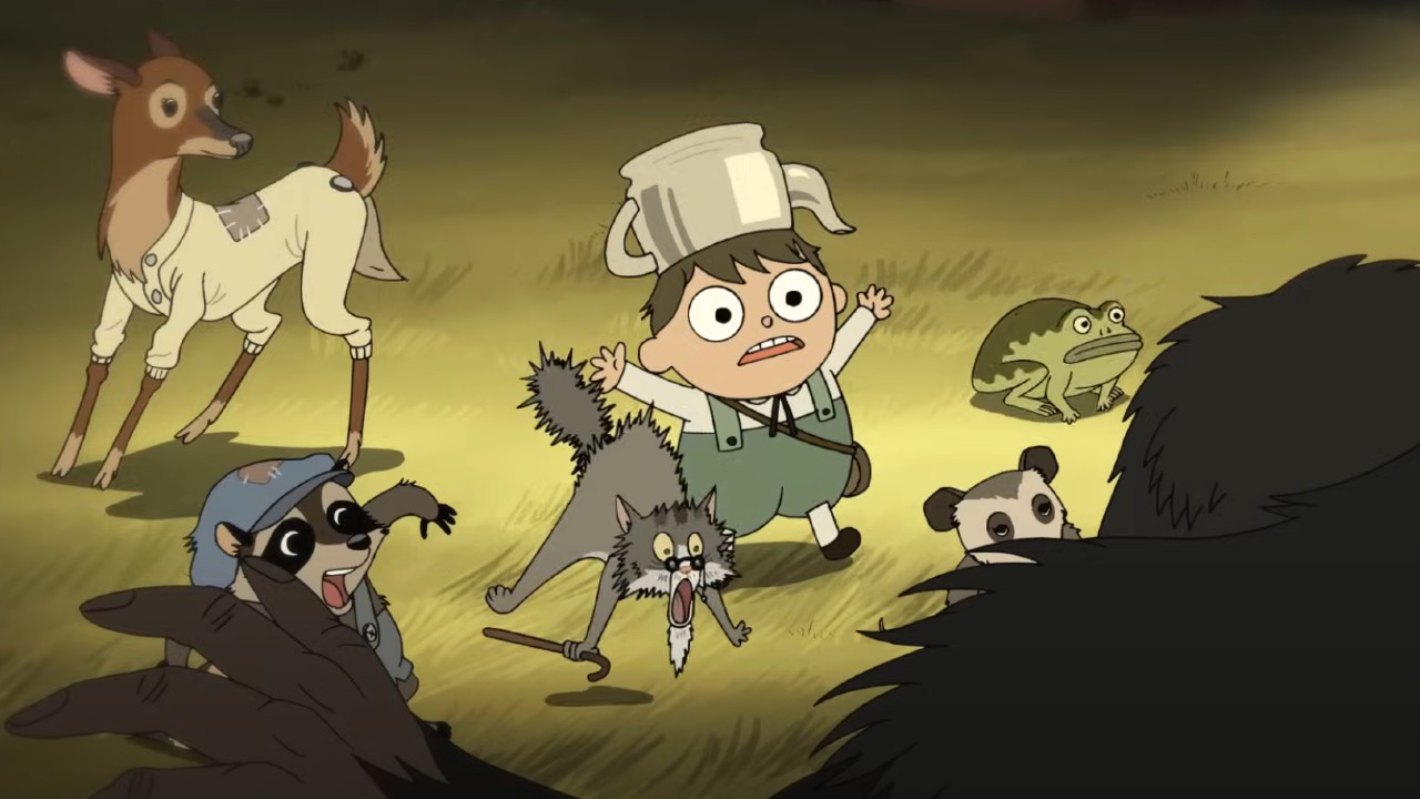 Gregory and animals are scared by a gorilla