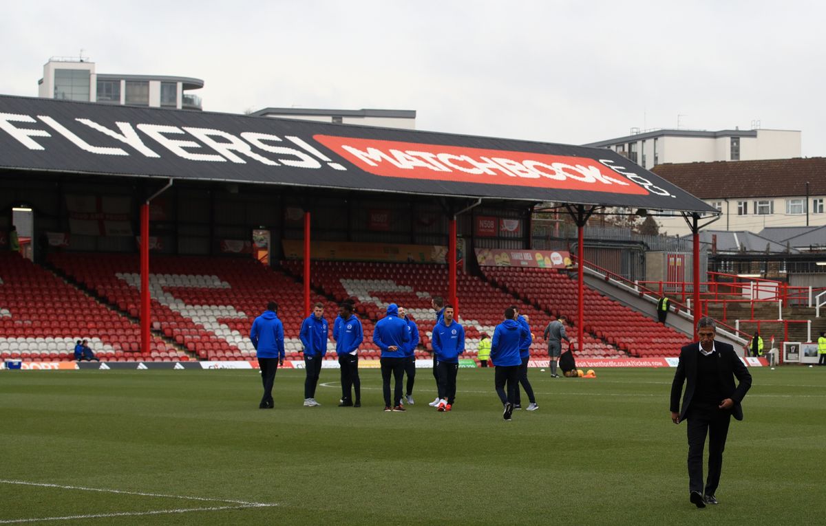 Brentford v Brighton and Hove Albion – Sky Bet Championship – Griffin Park