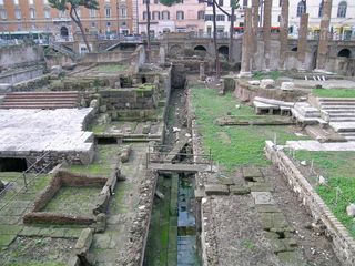 place where Julius Caesar was stabbed.