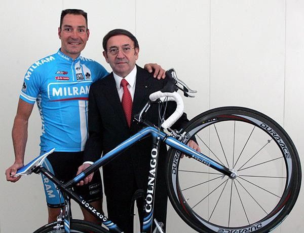Erik Zabel and Ernesto Colnago