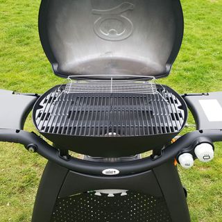 The Weber Q3200 gas barbecue being tested by the Ideal Home team