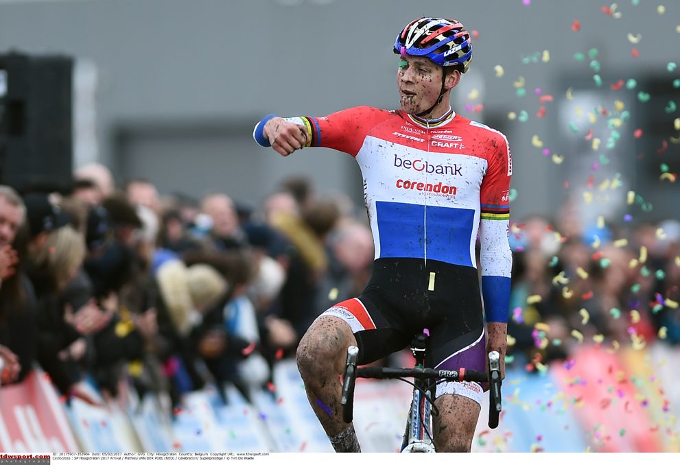 Mathieu van der Poel (Beobank-Corendon) wins in Hoogstraten