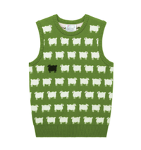 Warm &amp; Wonderful Sheep Sweater Vest in Original Green, £240