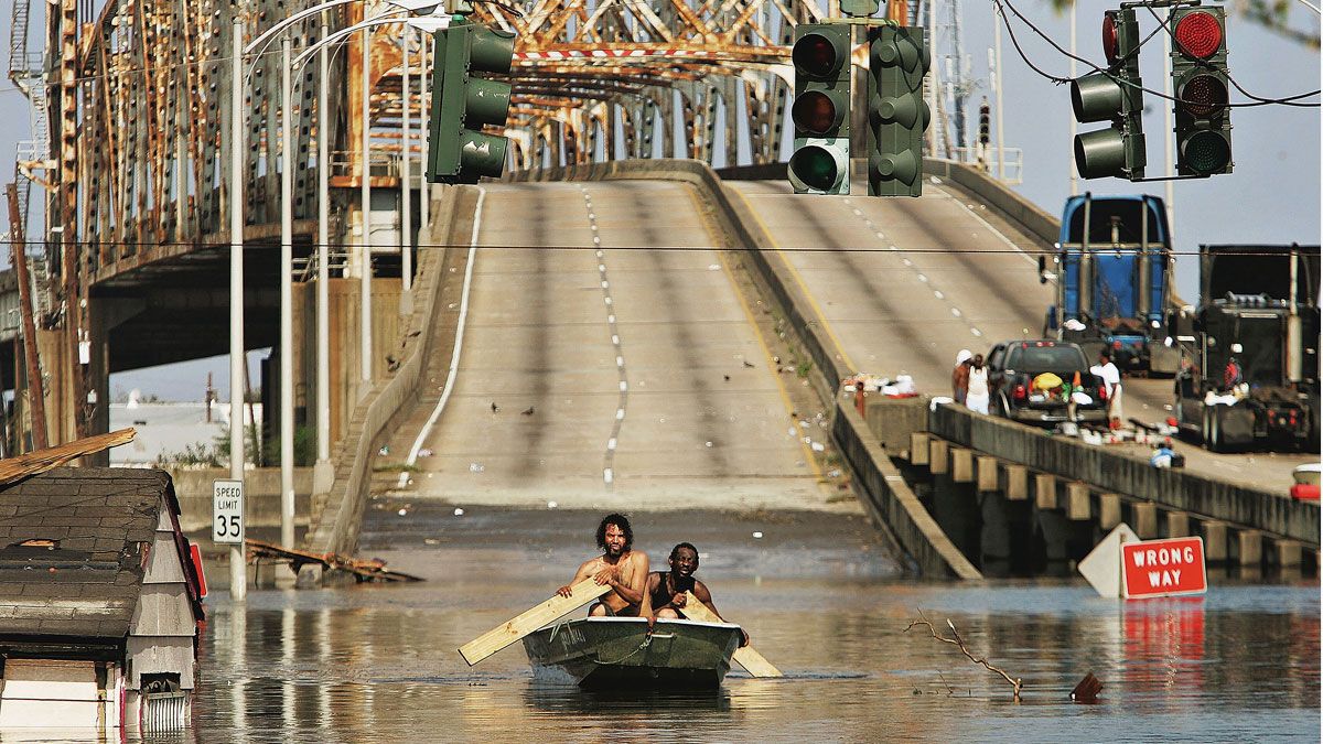 Hurricane Katrina Then