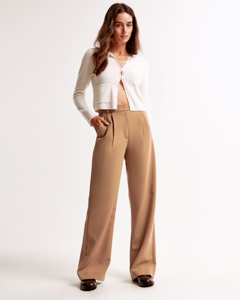 A&amp;amp;f Sloane Tailored Wide Leg Pant